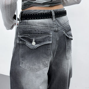 ELVA BACK POCKET DENIM PANTS/ 1色