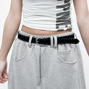 [UNISEX] 有皮帶位! 可束腳SWEATPANTS/ 1色
