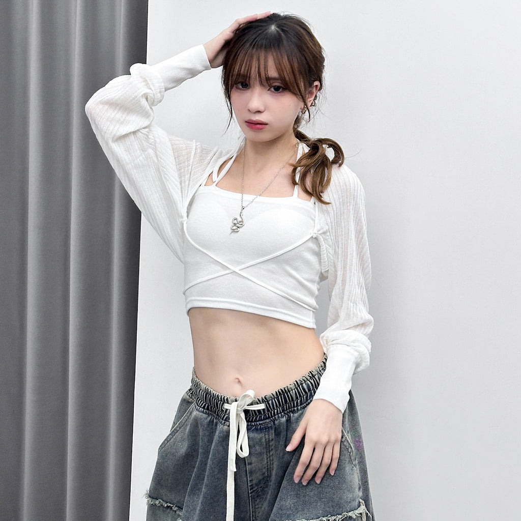 [SUMMER防曬必備] BOLERO CARDIGAN/ 2色