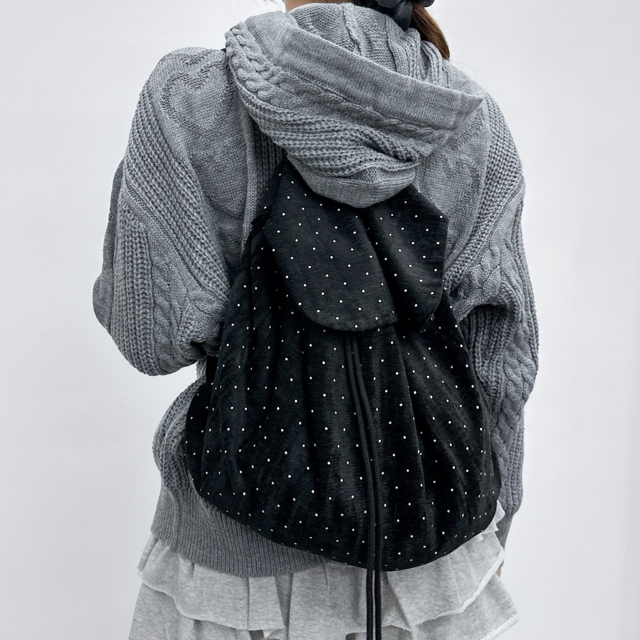 BLACK VELVET DOT DOT BACKPACK/ 1色