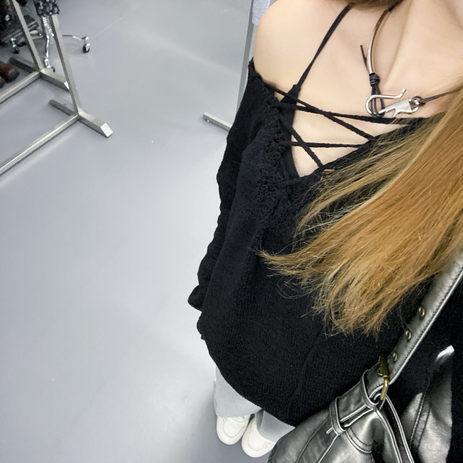 [2WAY] CANNY STRING KNITWEAR/ 3色
