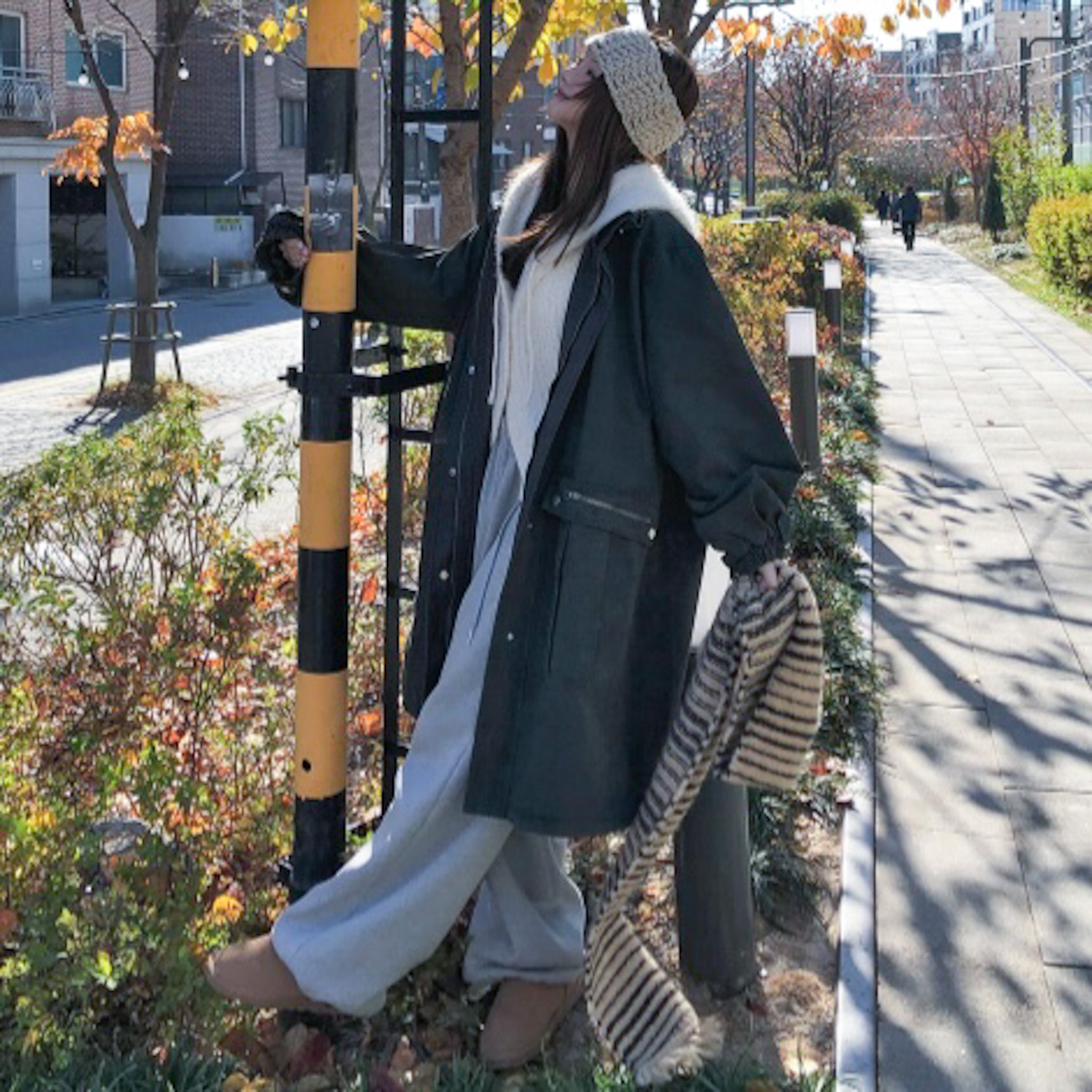 [有帽款] 超溫柔松針絨FLUFFY HOODED KNIT CARDIGAN/ 3色