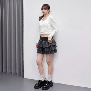 彈彈冰感木耳邊CARDIGAN/ 2色