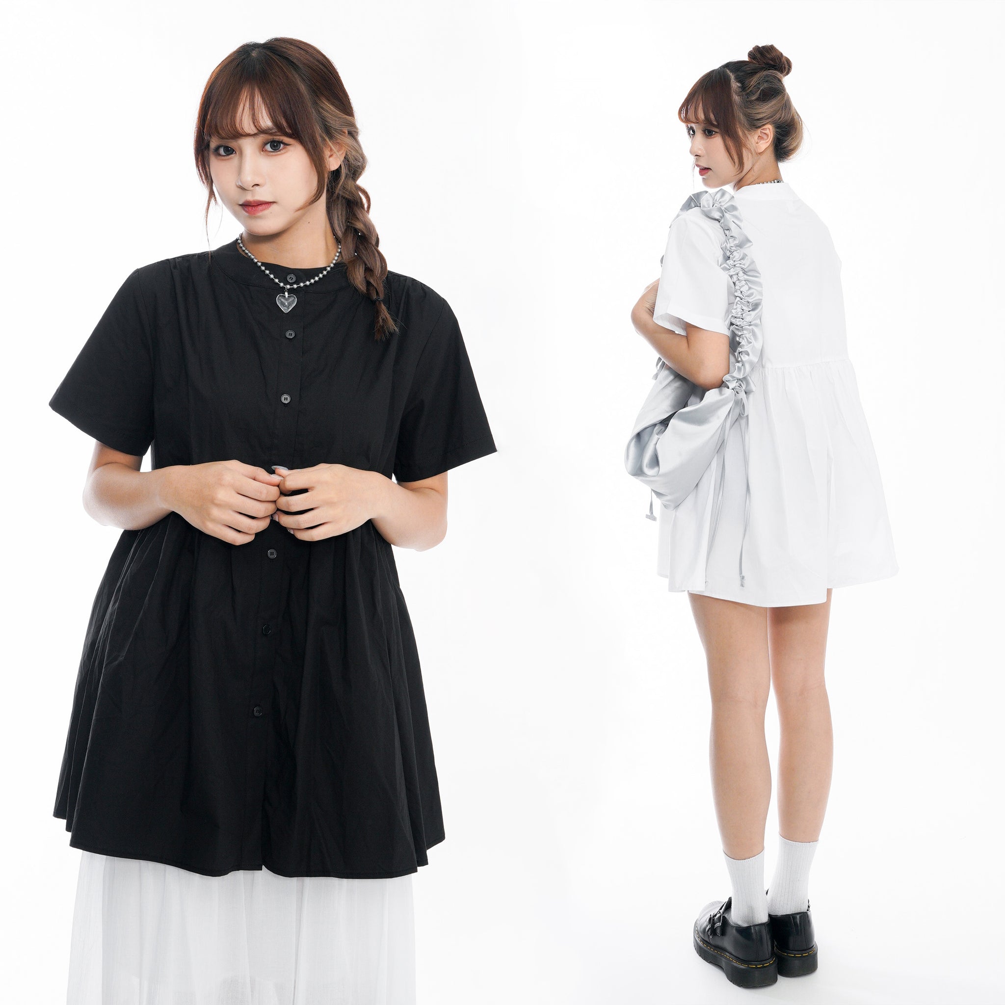 [OPS] BLOUSE SHIRT DRESS/ 3色