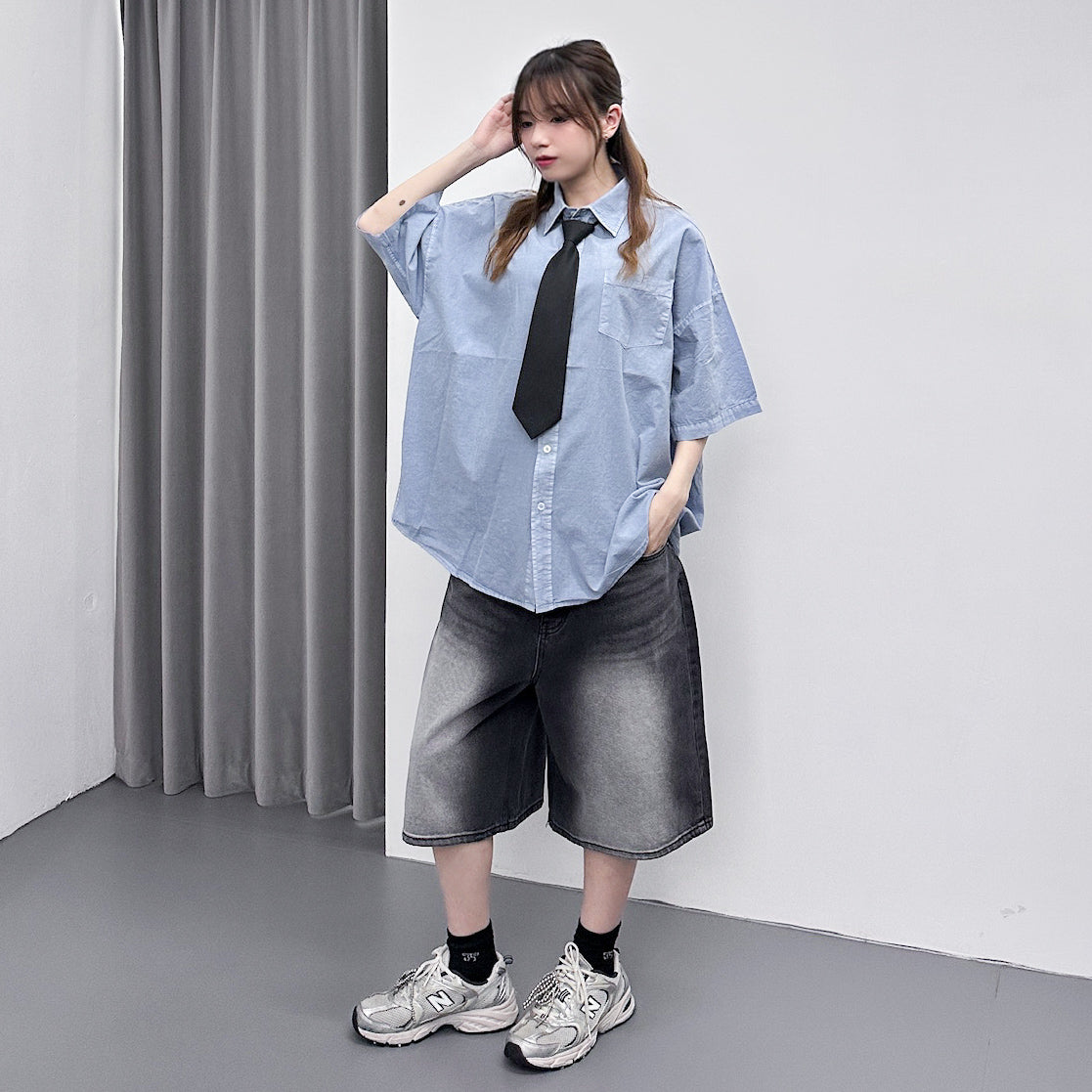 [UNISEX] 自動式BASIC TIE