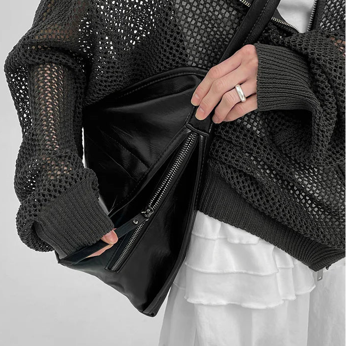 [UNISEX] NOSSAM CROSS LEATHER BAG/ 1色