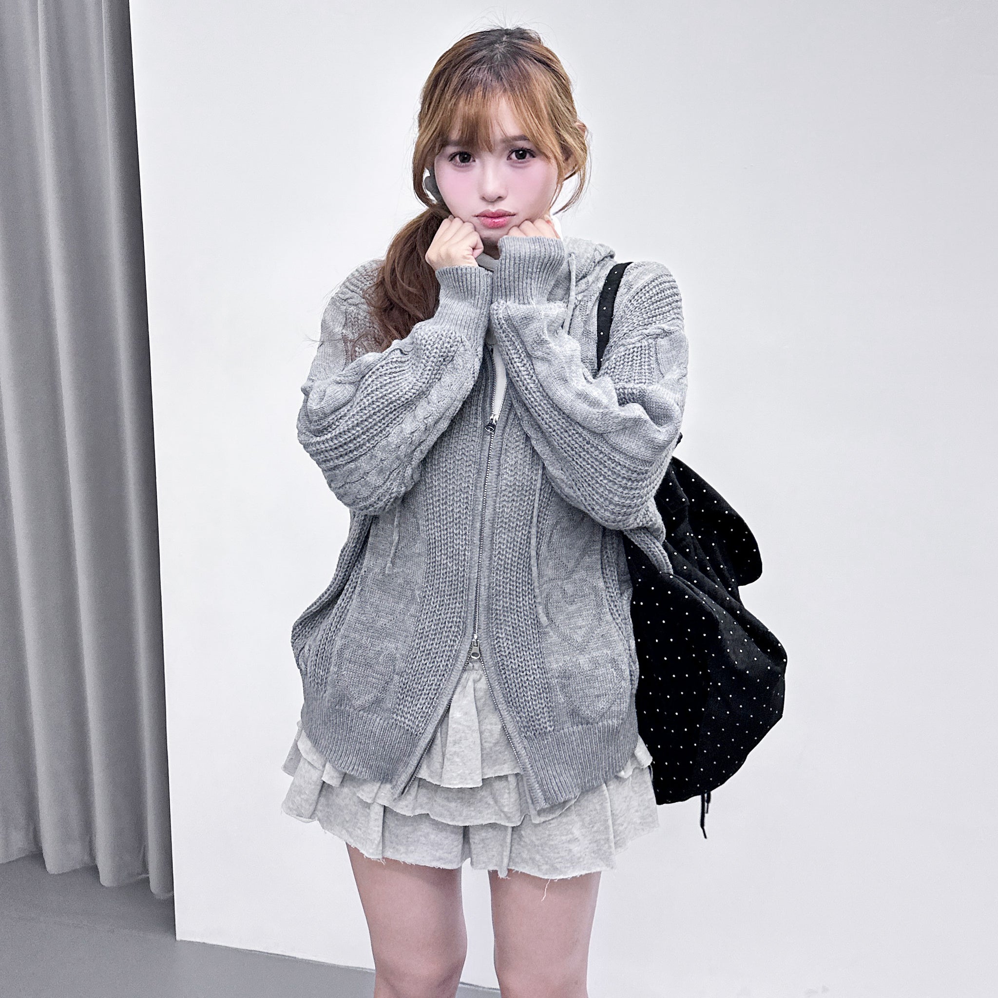 BLACK VELVET DOT DOT BACKPACK/ 1色