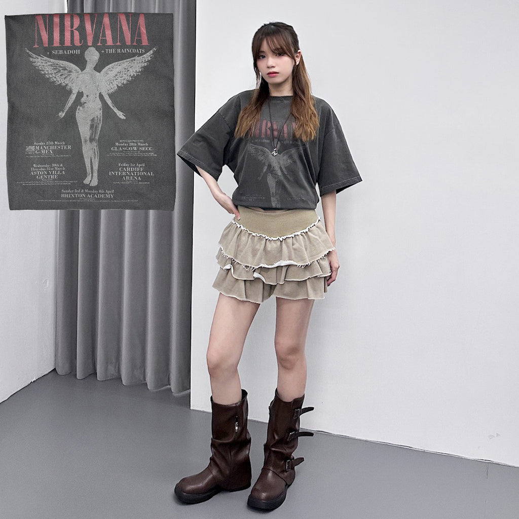 [UNISEX] NIRVANA OVERSIZE TEE/ 1色