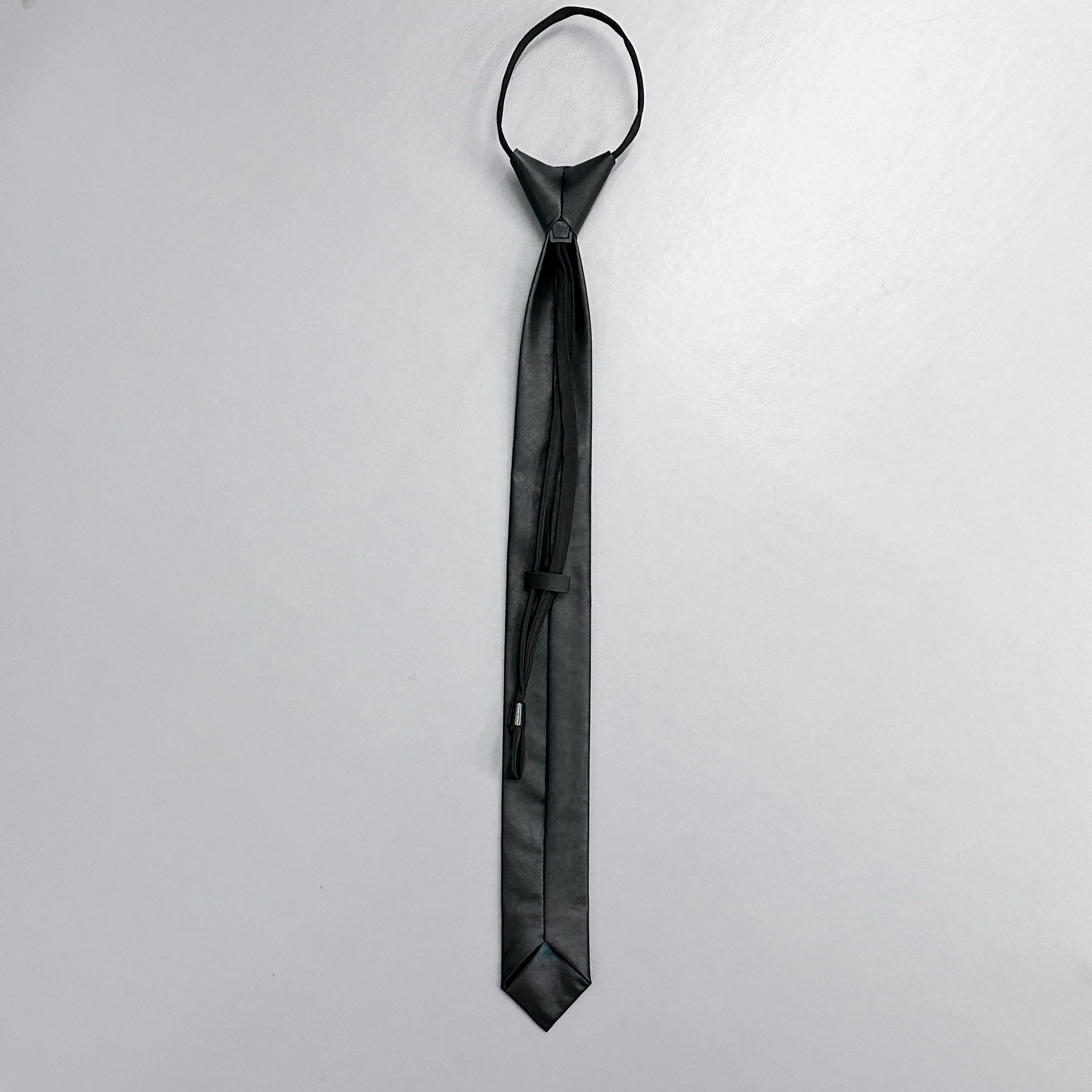 [UNISEX] 自動式LEATHER TIE