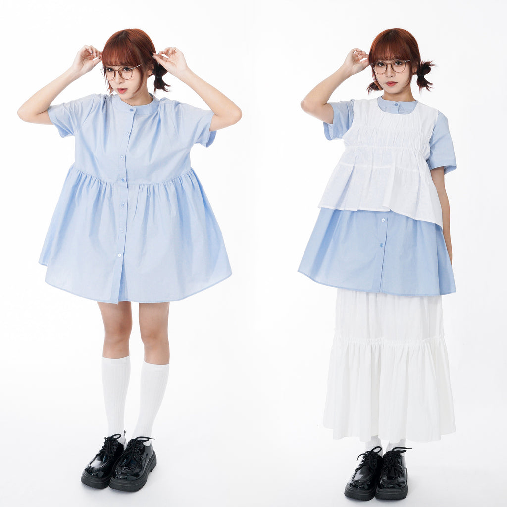 [OPS] BLOUSE SHIRT DRESS/ 3色