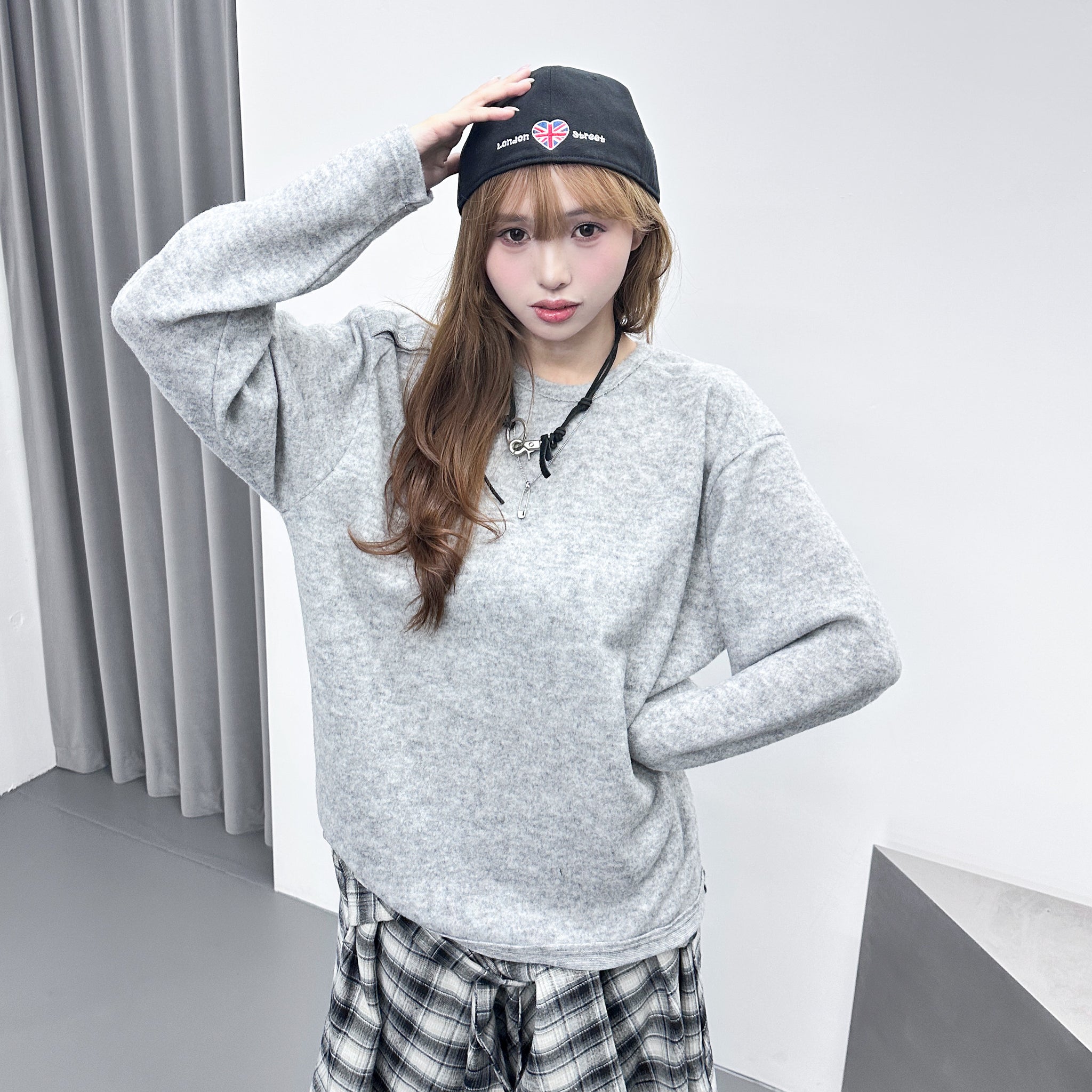 I LOVE LONDON FLAT BRIM CAP/ 2色