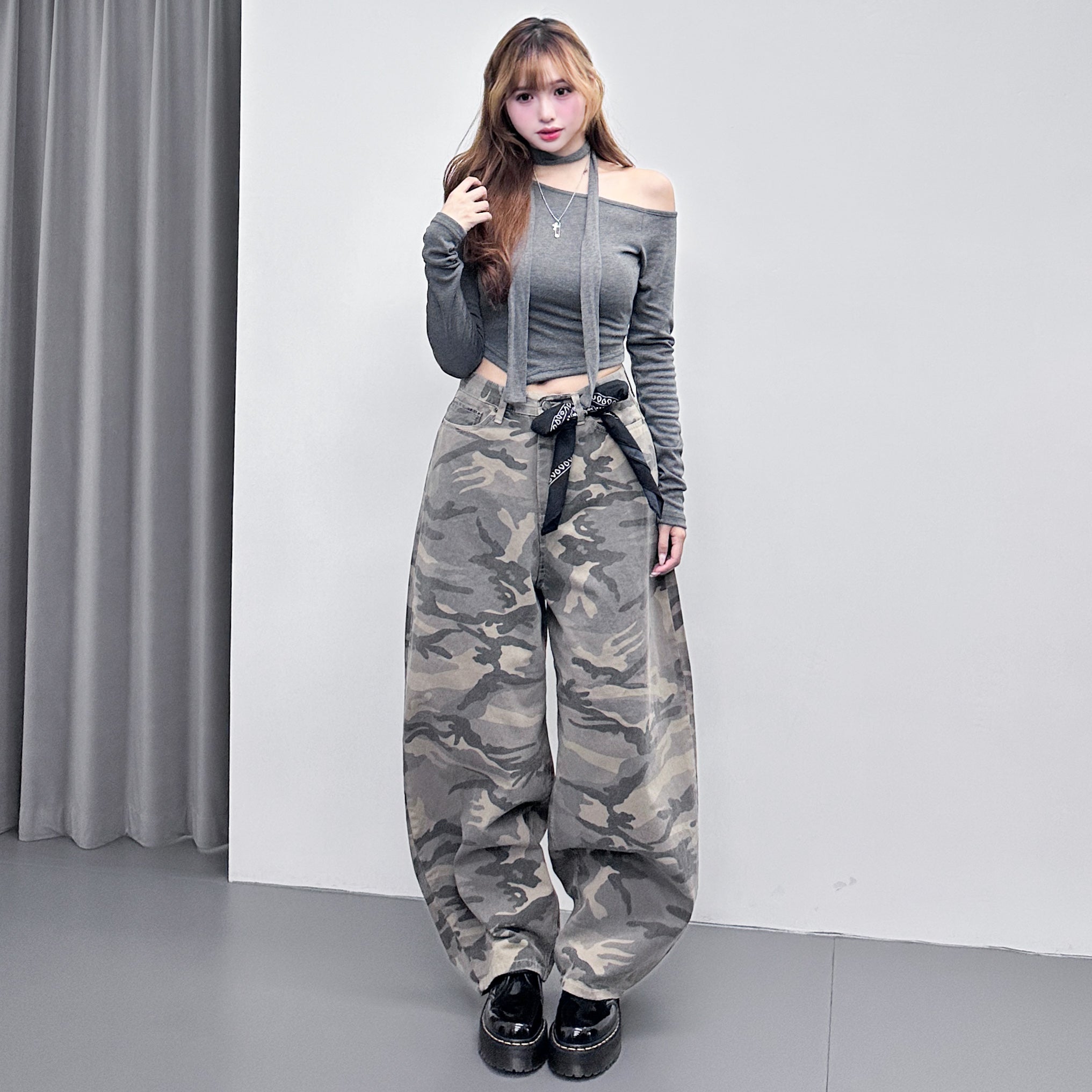 DOECHII EXTRA WIDE CAMOUFLAGE PANTS/ 1色