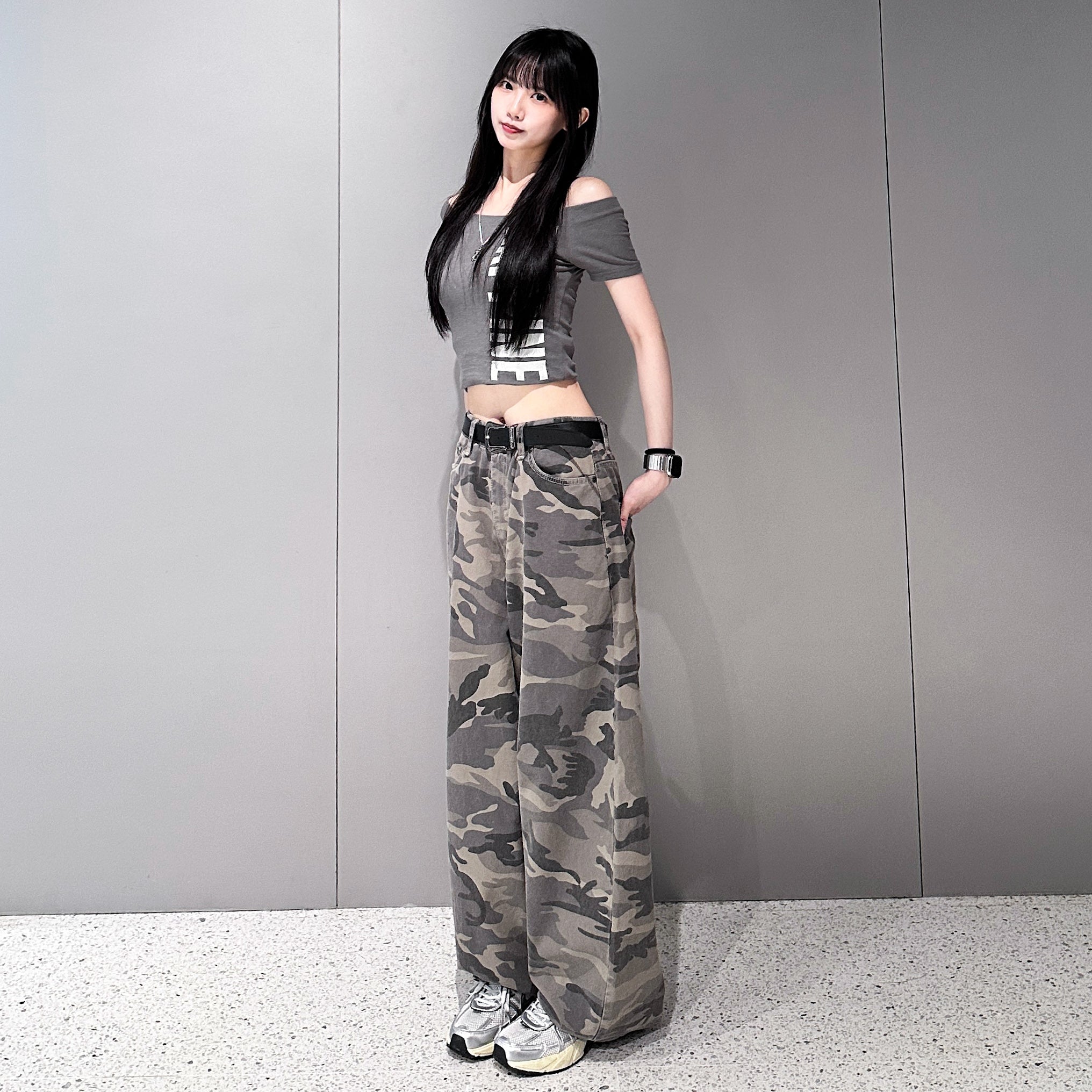 DOECHII EXTRA WIDE CAMOUFLAGE PANTS/ 1色
