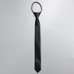 [UNISEX] 自動式LEATHER TIE