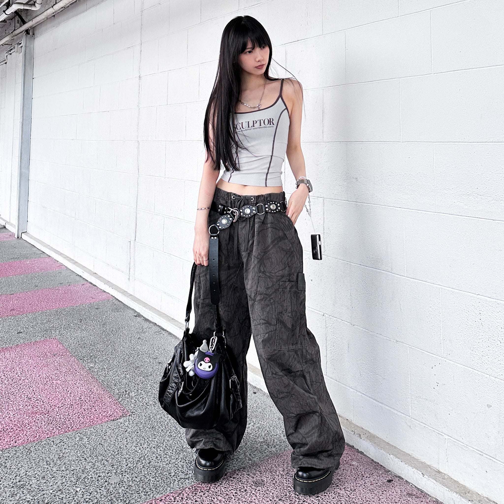 MAPLE LEAF CARGO PANTS/ 1色