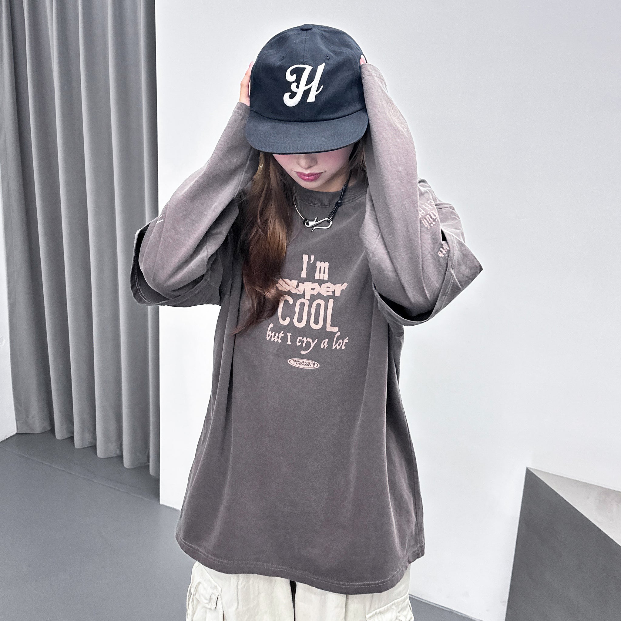 I LOVE LONDON FLAT BRIM CAP/ 2色