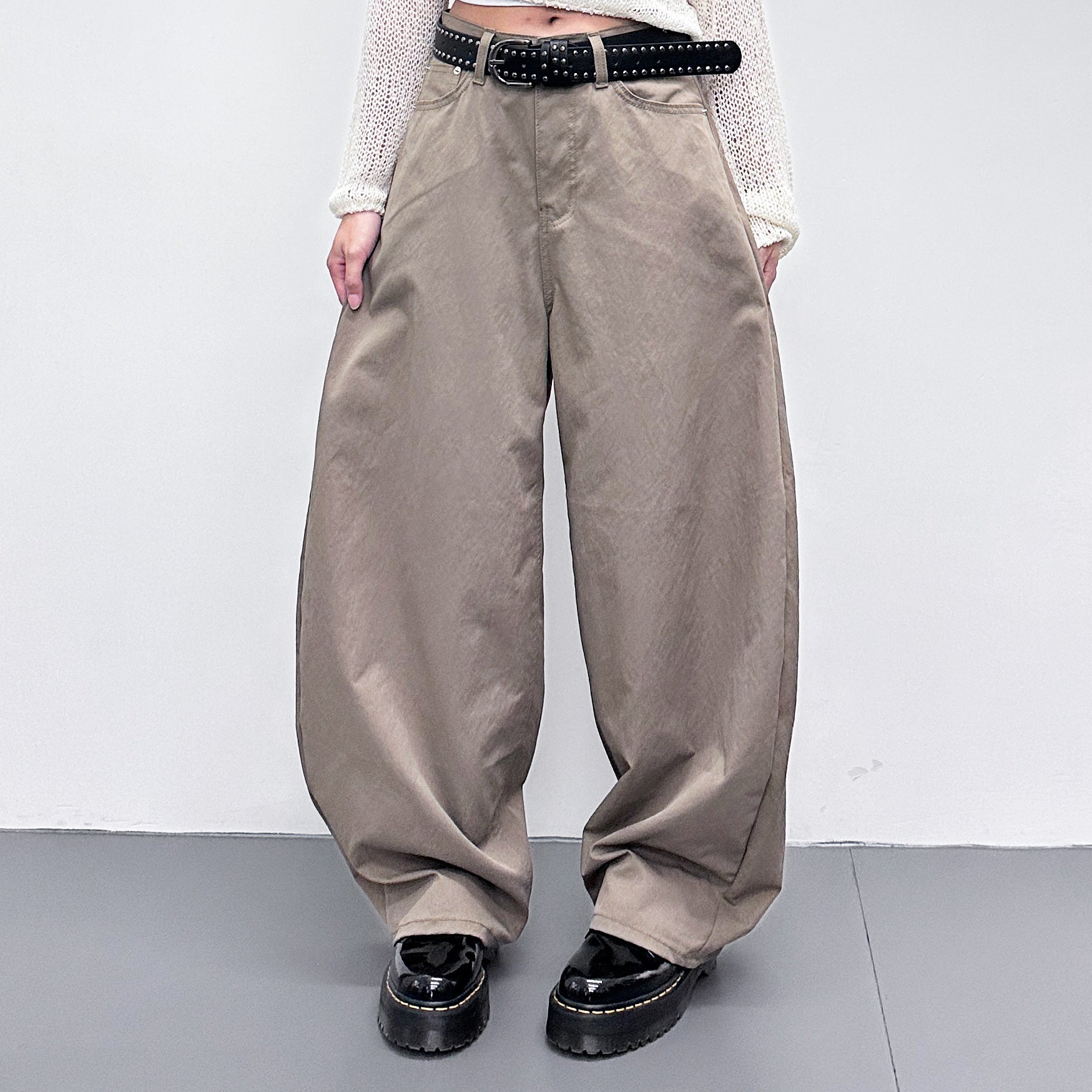 [可調節腰圍] BEST尼龍混棉! 超輕薄SCIMITAR PANTS/ 2色