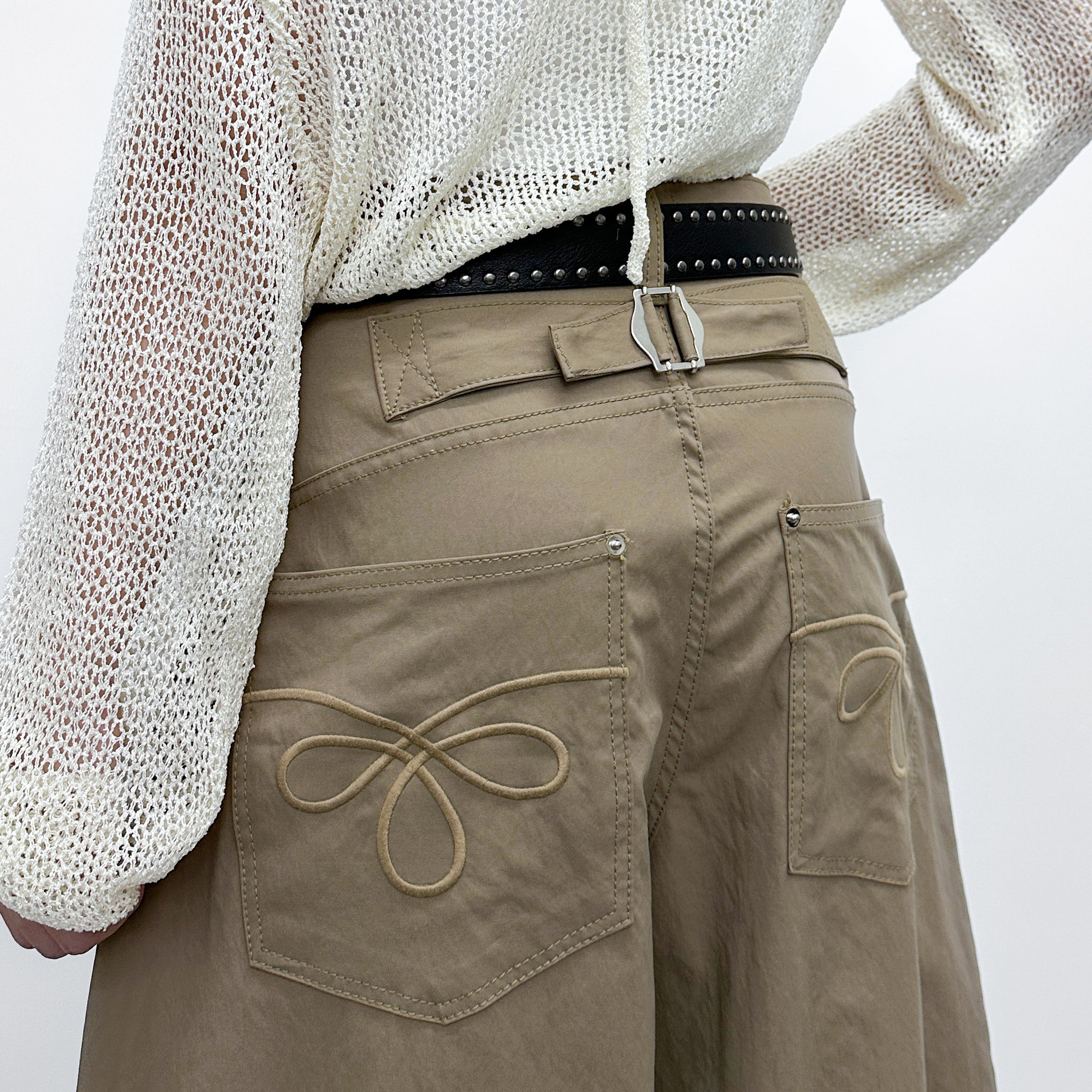 [可調節腰圍] BEST尼龍混棉! 超輕薄SCIMITAR PANTS/ 2色