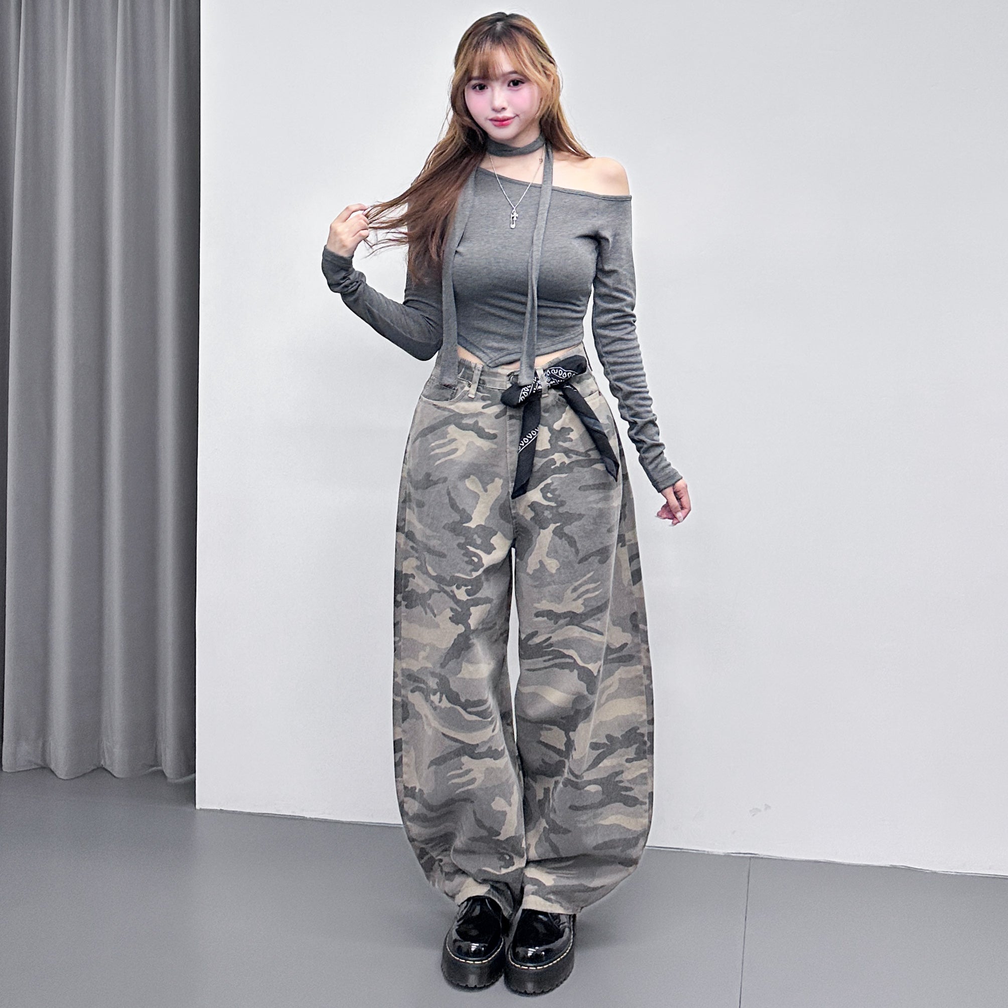 DOECHII EXTRA WIDE CAMOUFLAGE PANTS/ 1色