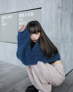 -Hello Spring-任何style都OKの松針絨無鈕外套/ 3色
