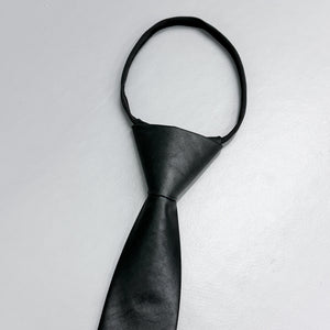 [UNISEX] 自動式LEATHER TIE
