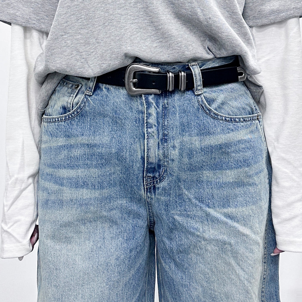 [真牛皮] 25MM ZAYN BELT/ 1色