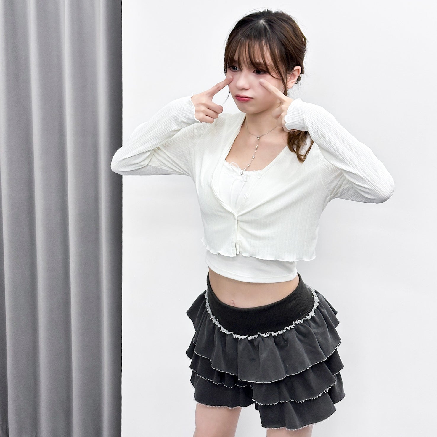 彈彈冰感木耳邊CARDIGAN/ 2色