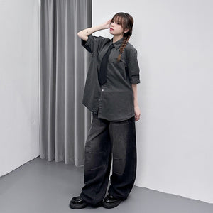 [UNISEX彎刀褲] VINTAGE SCIMITAR DENIM PANTS/ 2色