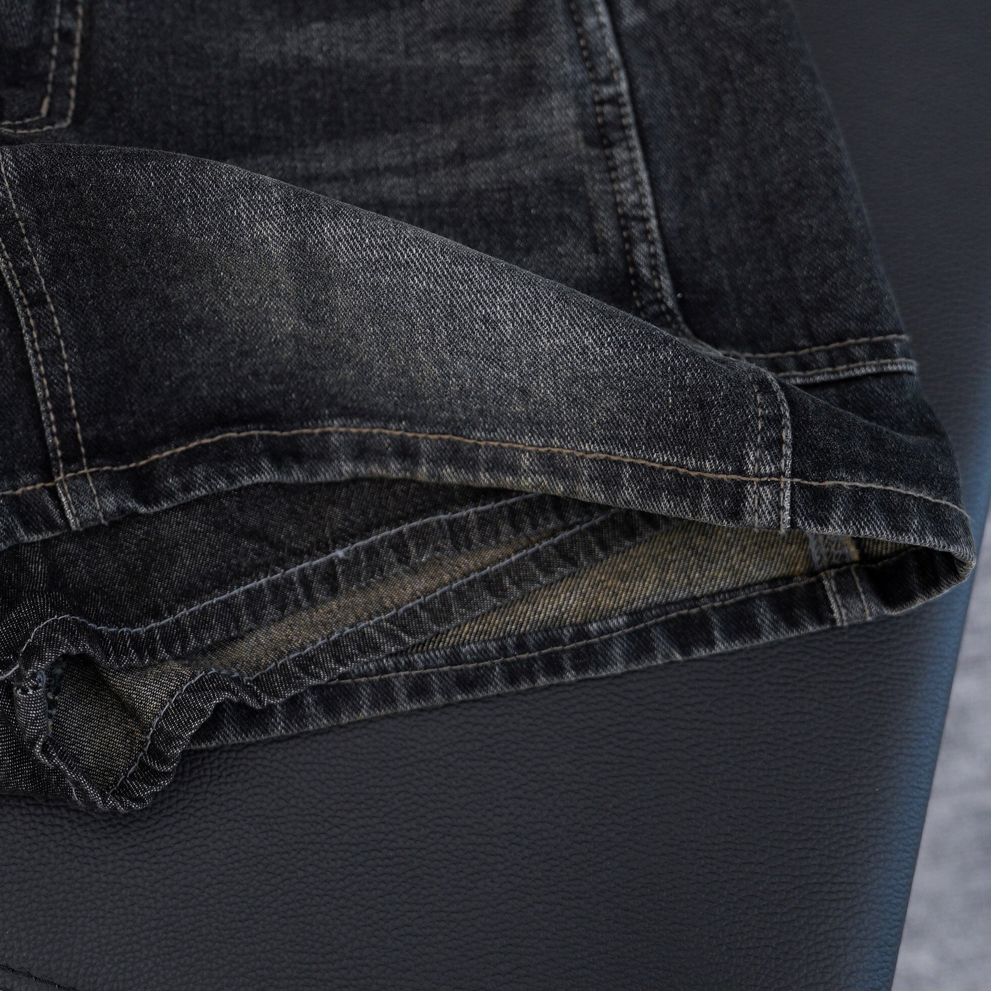 MidNight Washed Denim Skirt Pants/ 1色