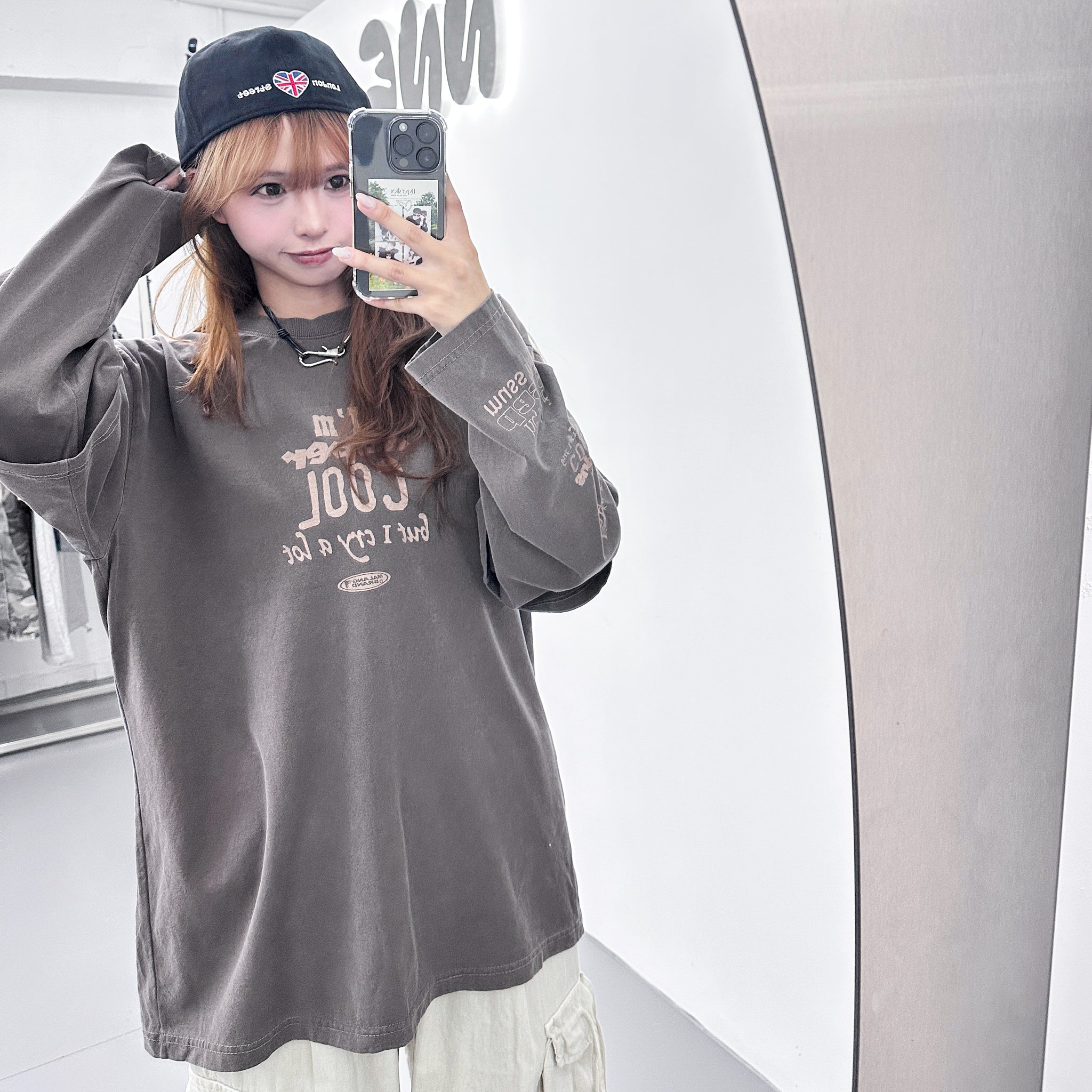 I LOVE LONDON FLAT BRIM CAP/ 2色