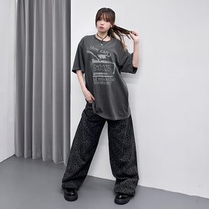 [UNISEX] HOW CAN I SNOOZE OVERSIZE TEE/ 1色