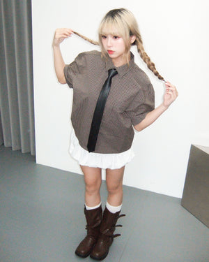 [既是SKIRT又是TOP] 2WAY CLOUD STRAPLESS TOP & BUBBLE SKIRT/ 2色