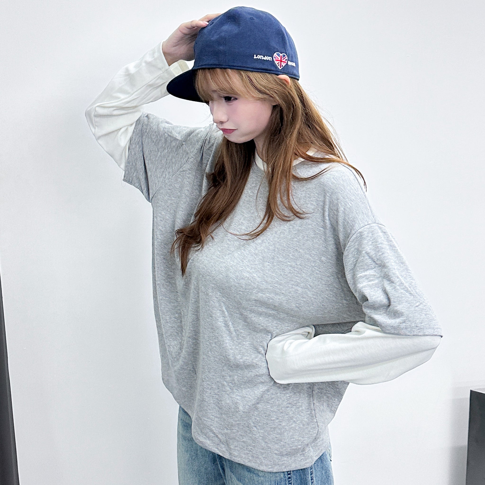 I LOVE LONDON FLAT BRIM CAP/ 2色