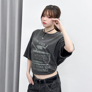 [UNISEX] HOW CAN I SNOOZE OVERSIZE TEE/ 1色