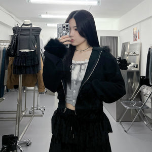 [BEST] 雙材質層次PLEATED RIBBON LONG SLEEVE TOP/ 2色
