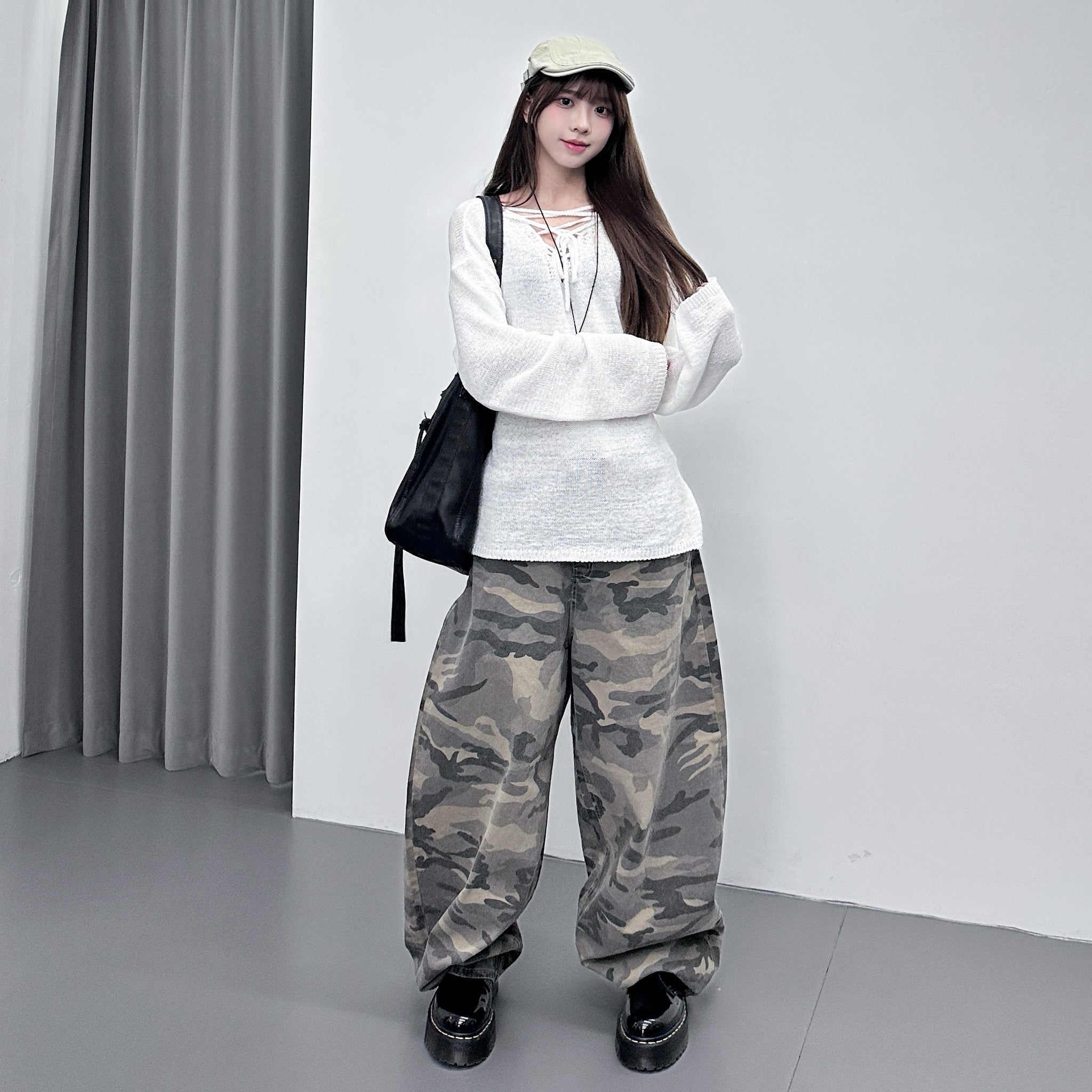 [2WAY] CANNY STRING KNITWEAR/ 3色