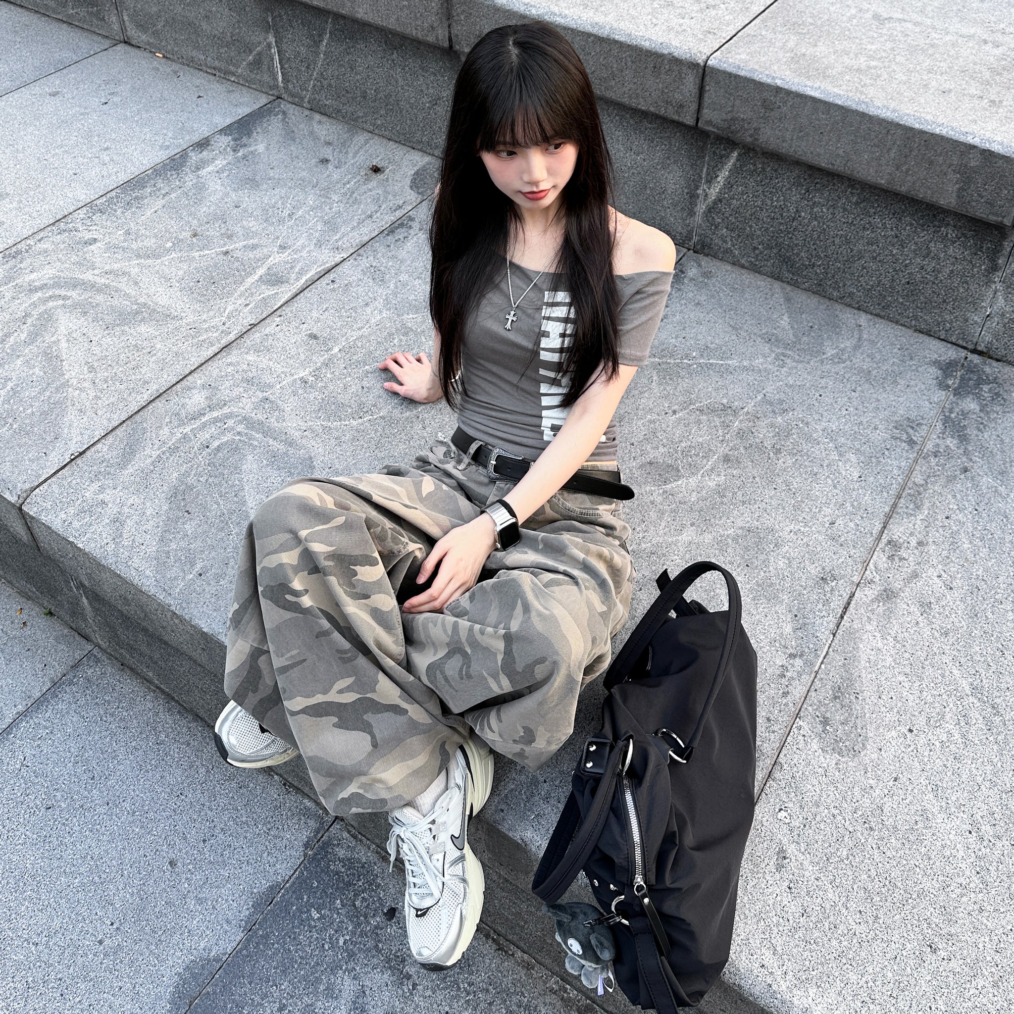DOECHII EXTRA WIDE CAMOUFLAGE PANTS/ 1色