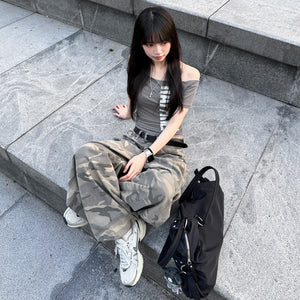 DOECHII EXTRA WIDE CAMOUFLAGE PANTS/ 1色