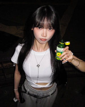 HANAMAKI CROP TEE/ 2色
