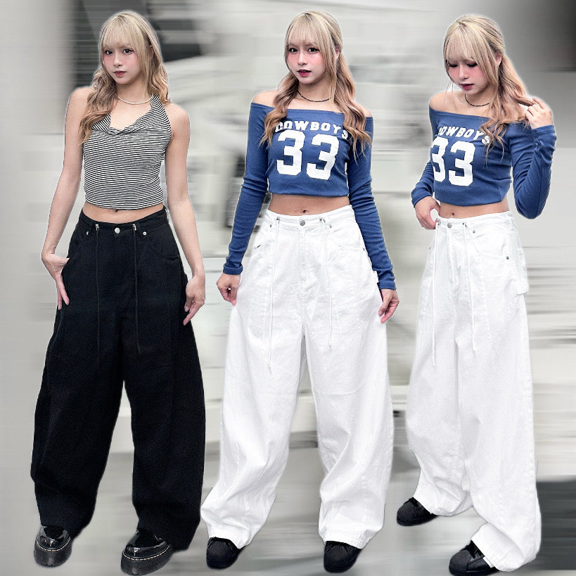 SINSA STRING BALLOON PANTS/ 2色