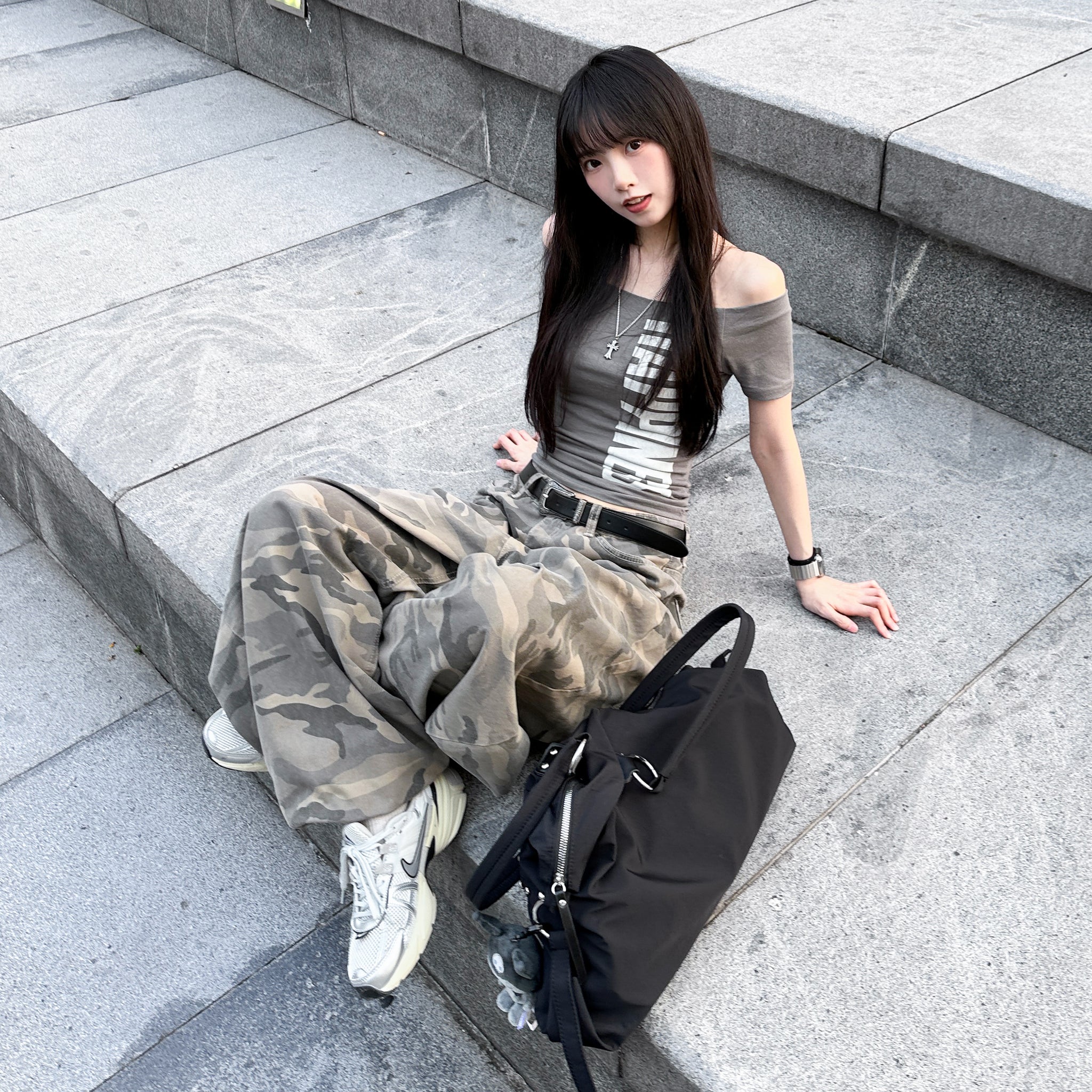 DOECHII EXTRA WIDE CAMOUFLAGE PANTS/ 1色