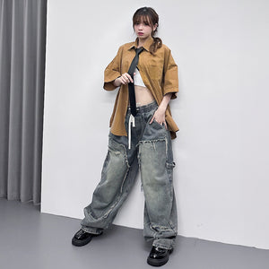 [UNISEX] 自動式LEATHER TIE