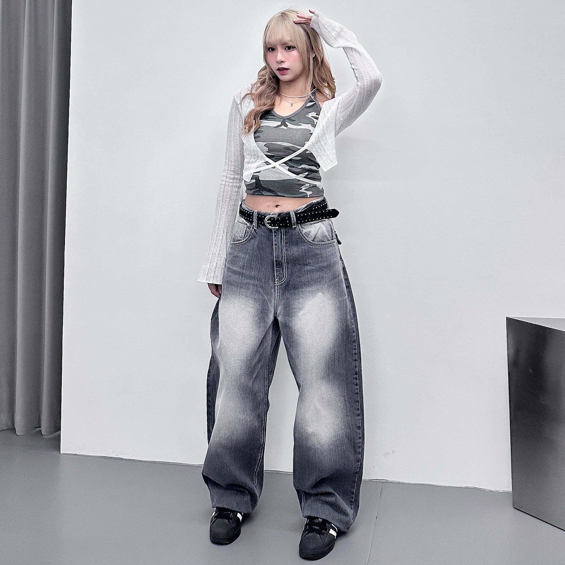 ELVA BACK POCKET DENIM PANTS/ 1色