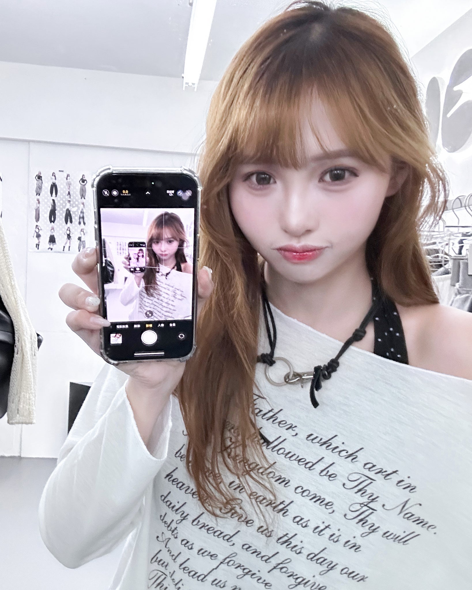 AMILIA LETTER OFF SHOULDER LONG SLEEVE/ 2色