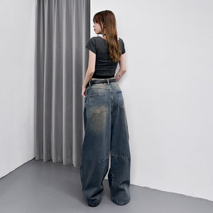 [UNISEX彎刀褲] VINTAGE SCIMITAR DENIM PANTS/ 2色
