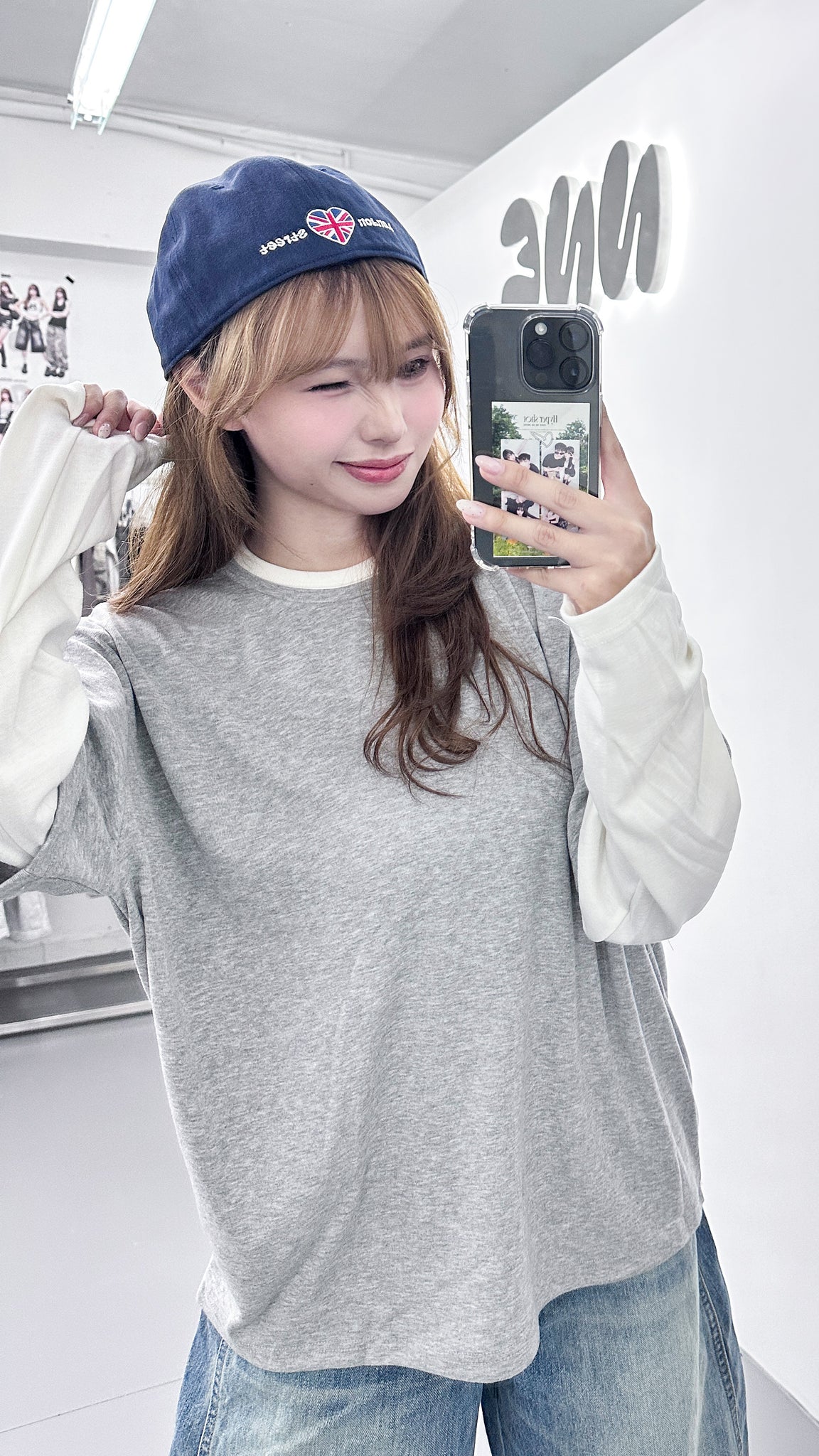 I LOVE LONDON FLAT BRIM CAP/ 2色