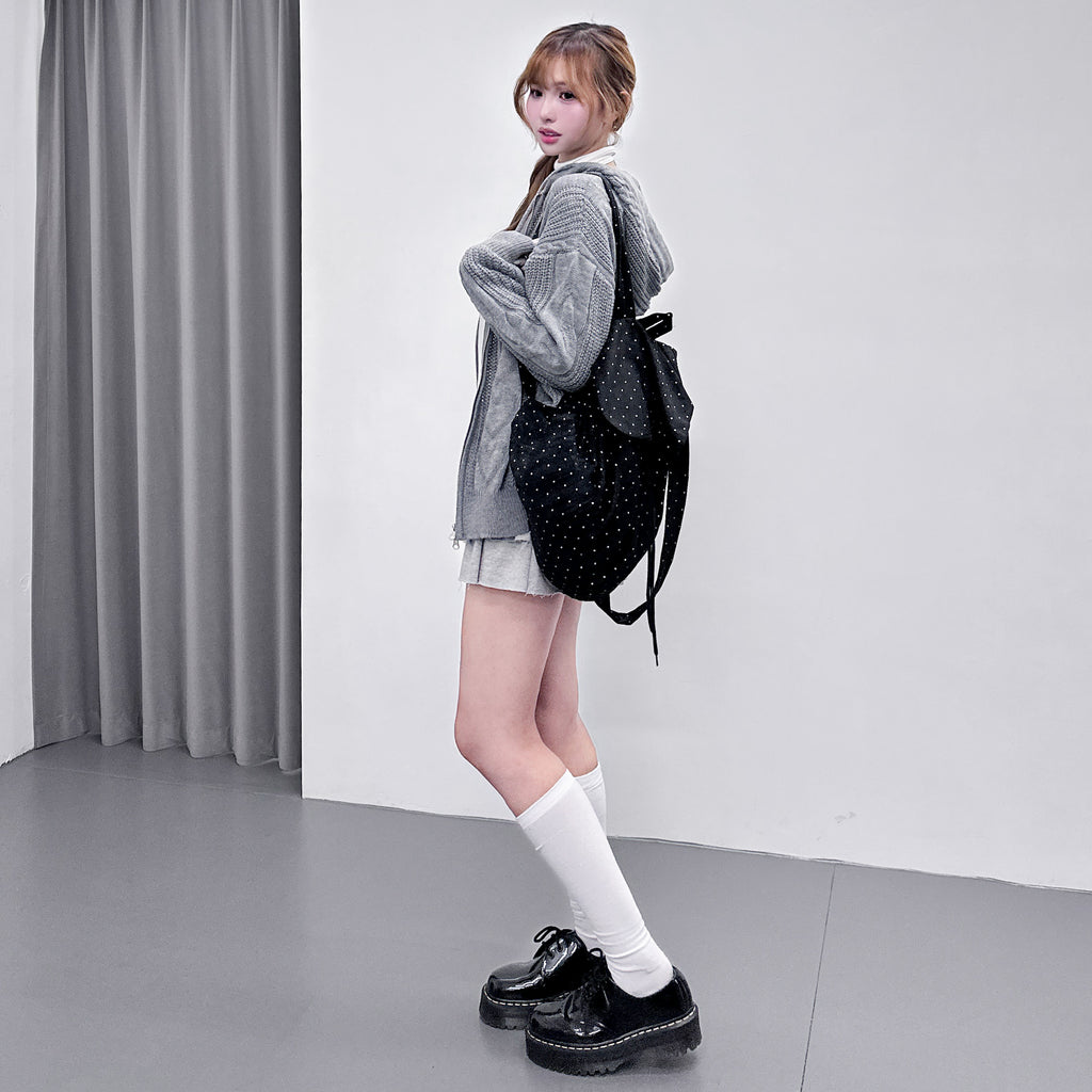 BLACK VELVET DOT DOT BACKPACK/ 1色