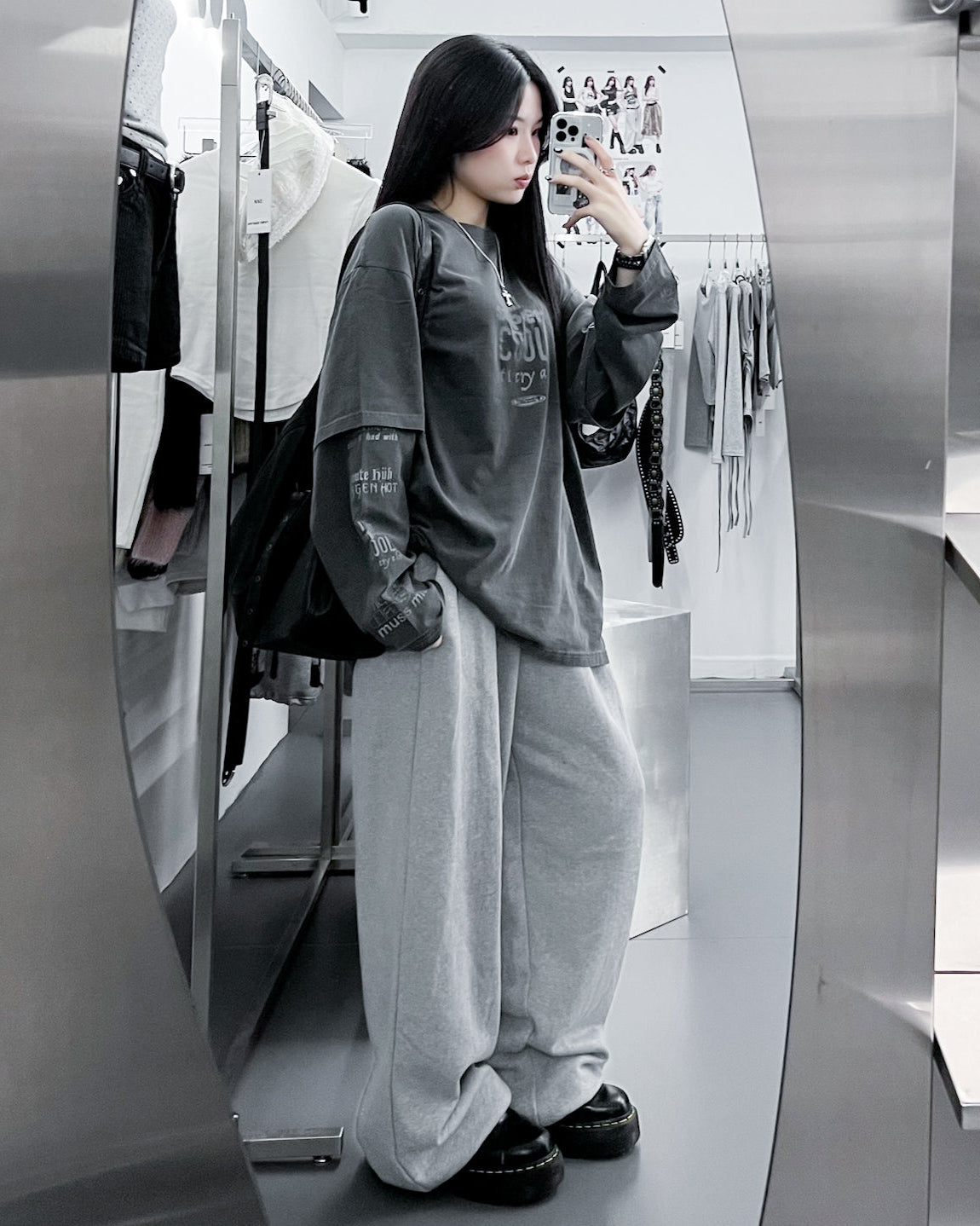 [UNISEX] 水洗假兩件I'M SUPER COOL BUT I CRY A LOT/ 2色