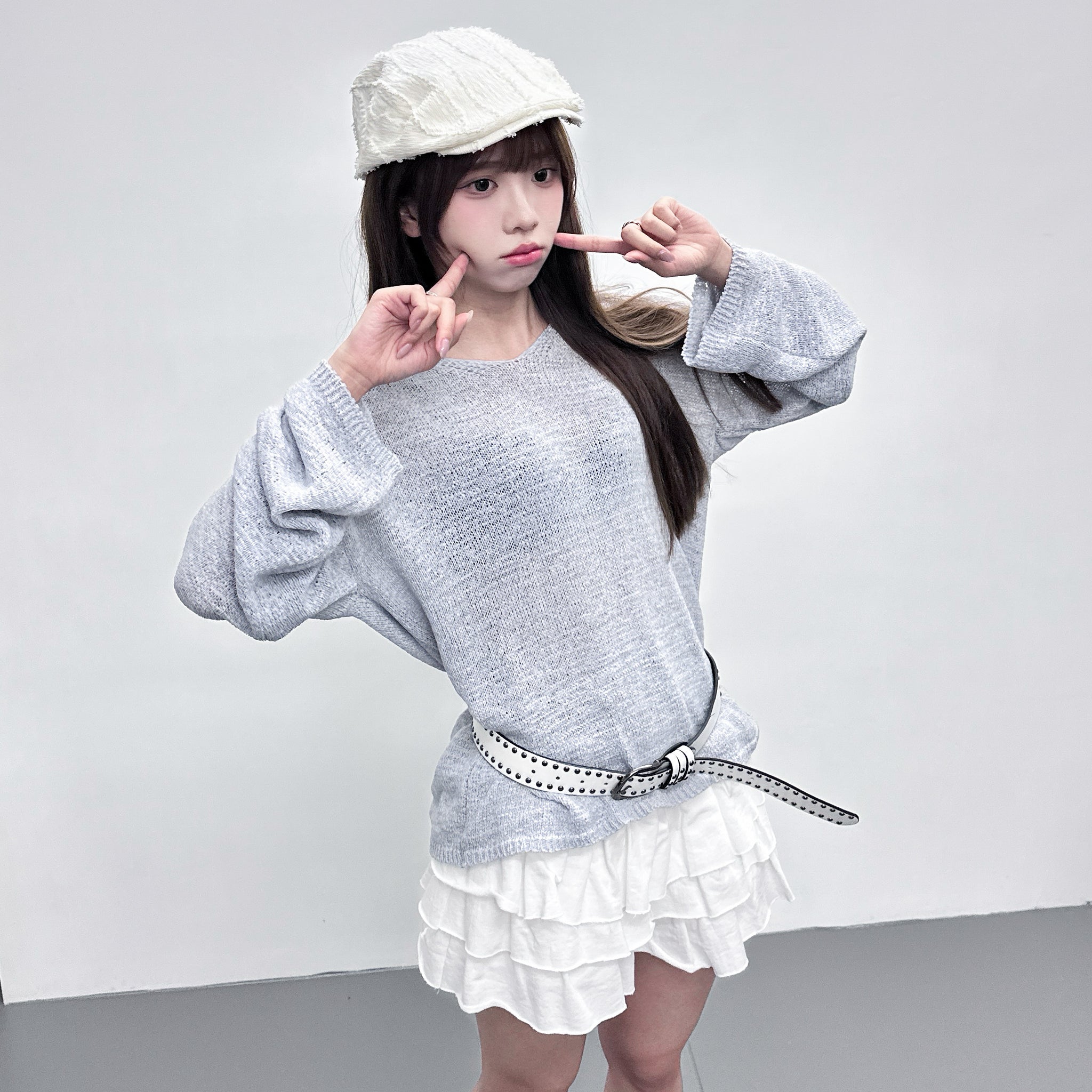[2WAY] CANNY STRING KNITWEAR/ 3色
