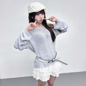 [2WAY] CANNY STRING KNITWEAR/ 3色